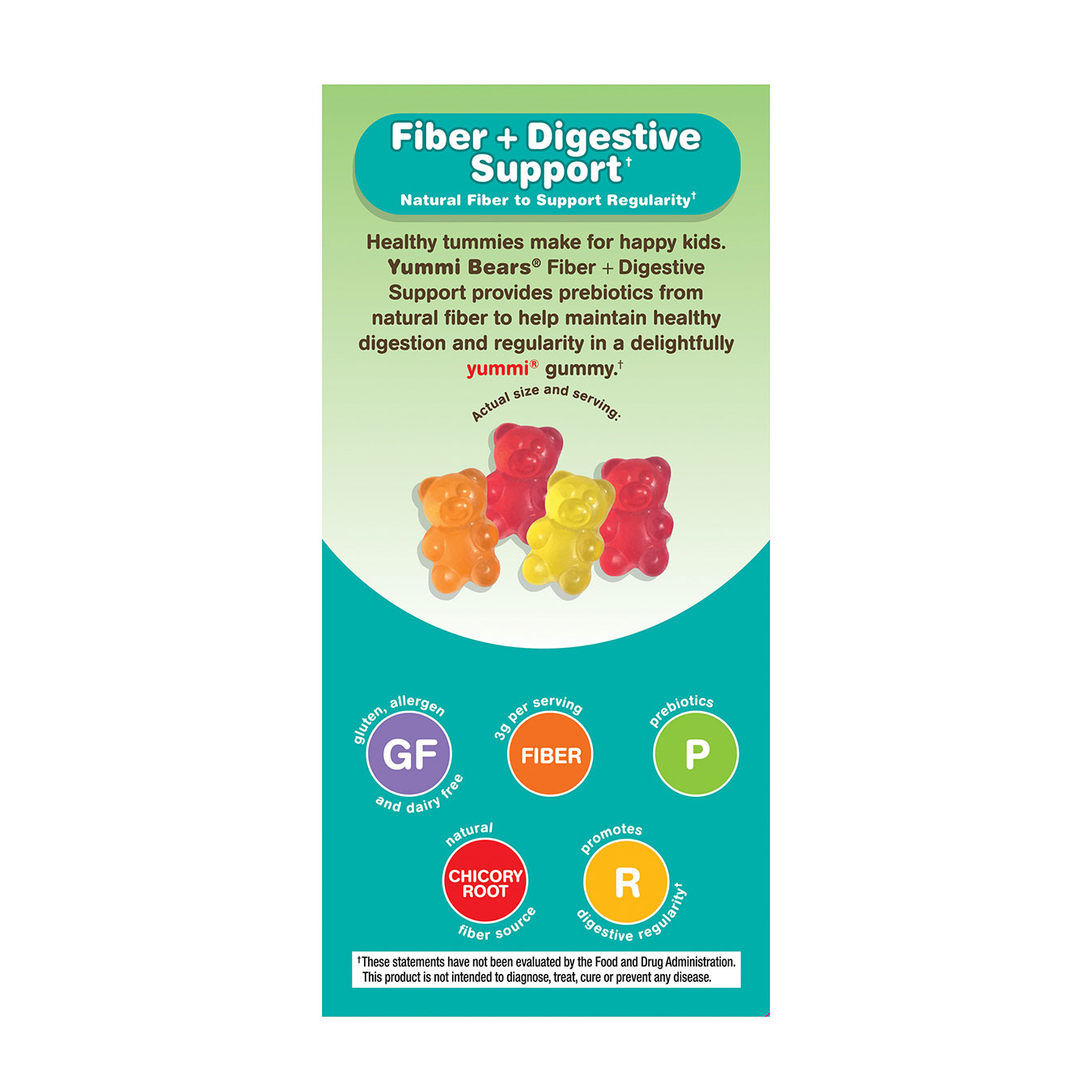 Yummi Bears- Fiber +Digestive Support