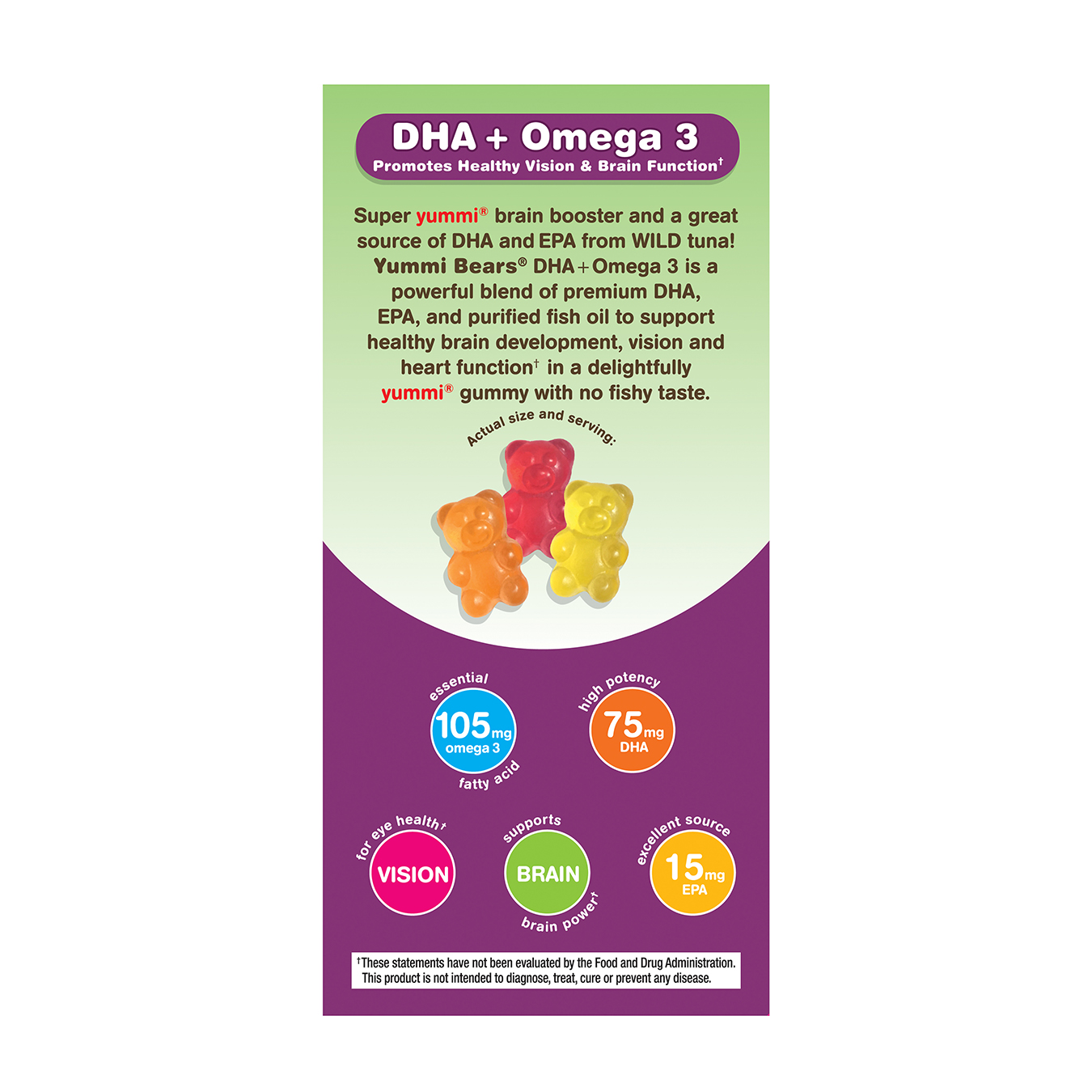 Yummi Bears- Omega 3 + DHA