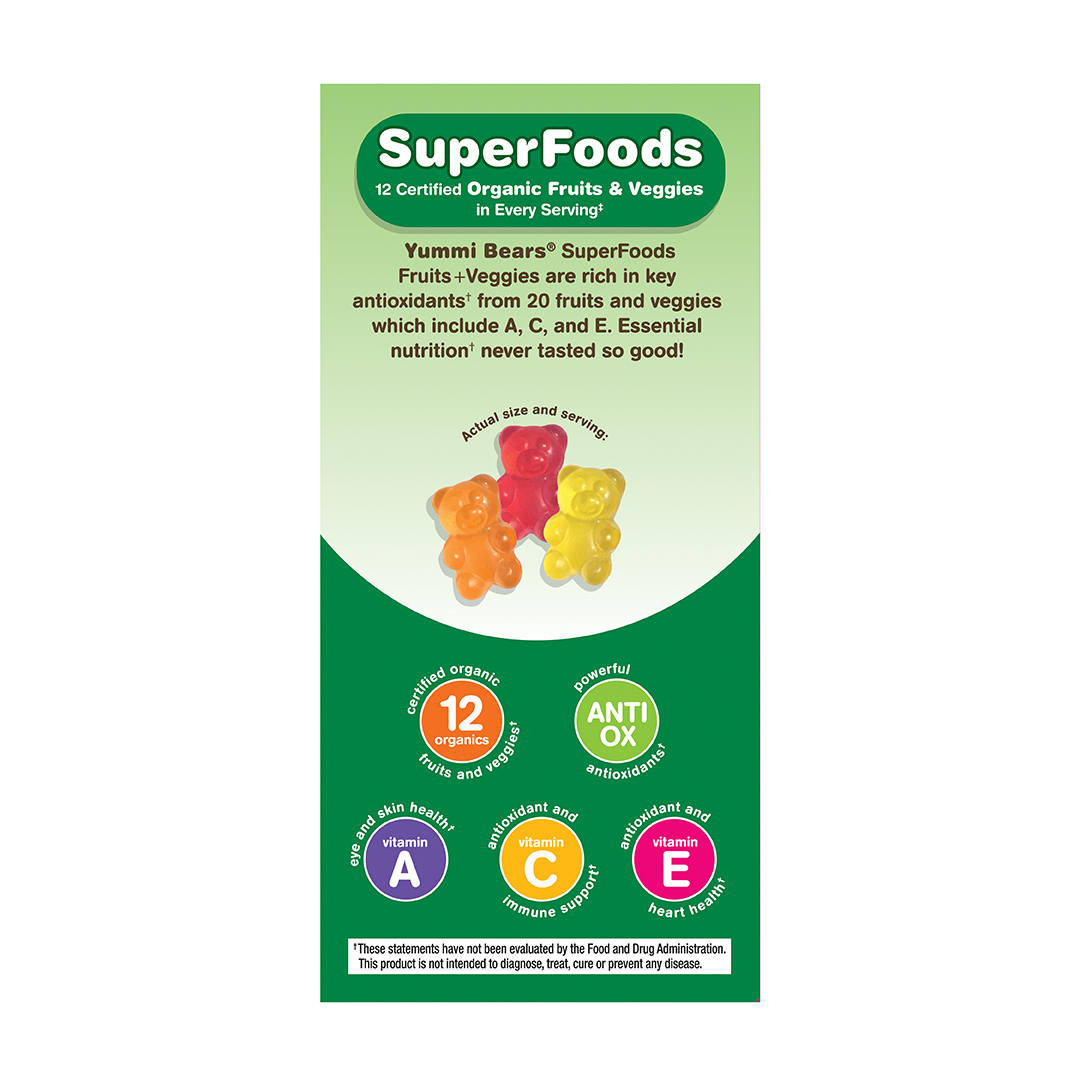 Yummi Bears- SuperFoods Fruits + Veggies